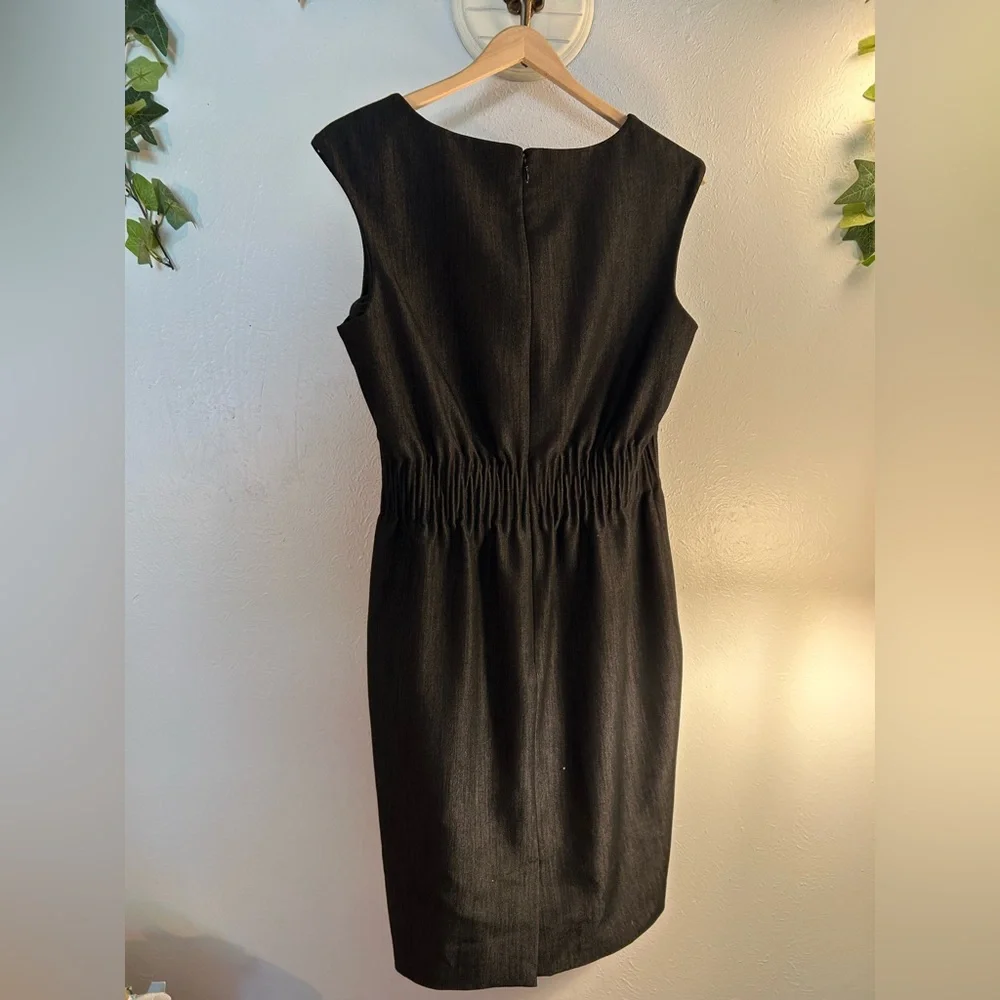 Calvin Klein Charcoal Black Sleeveless Dress - Picture 5 of 12